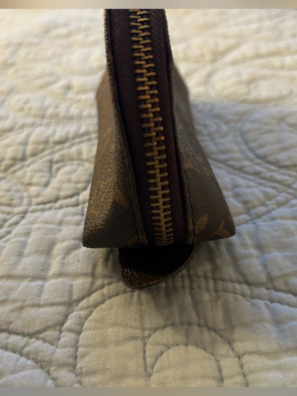 Mini Brown Monogram Pouch - Picture 4 of 9